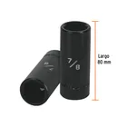 Dado largo impacto de 7/8', 6 puntas, cuadro 1/2', TRUPER 3