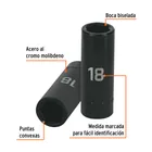 Dado largo cuadro 1/2' de impacto 6 puntas de 18 mm, TRUPER 2