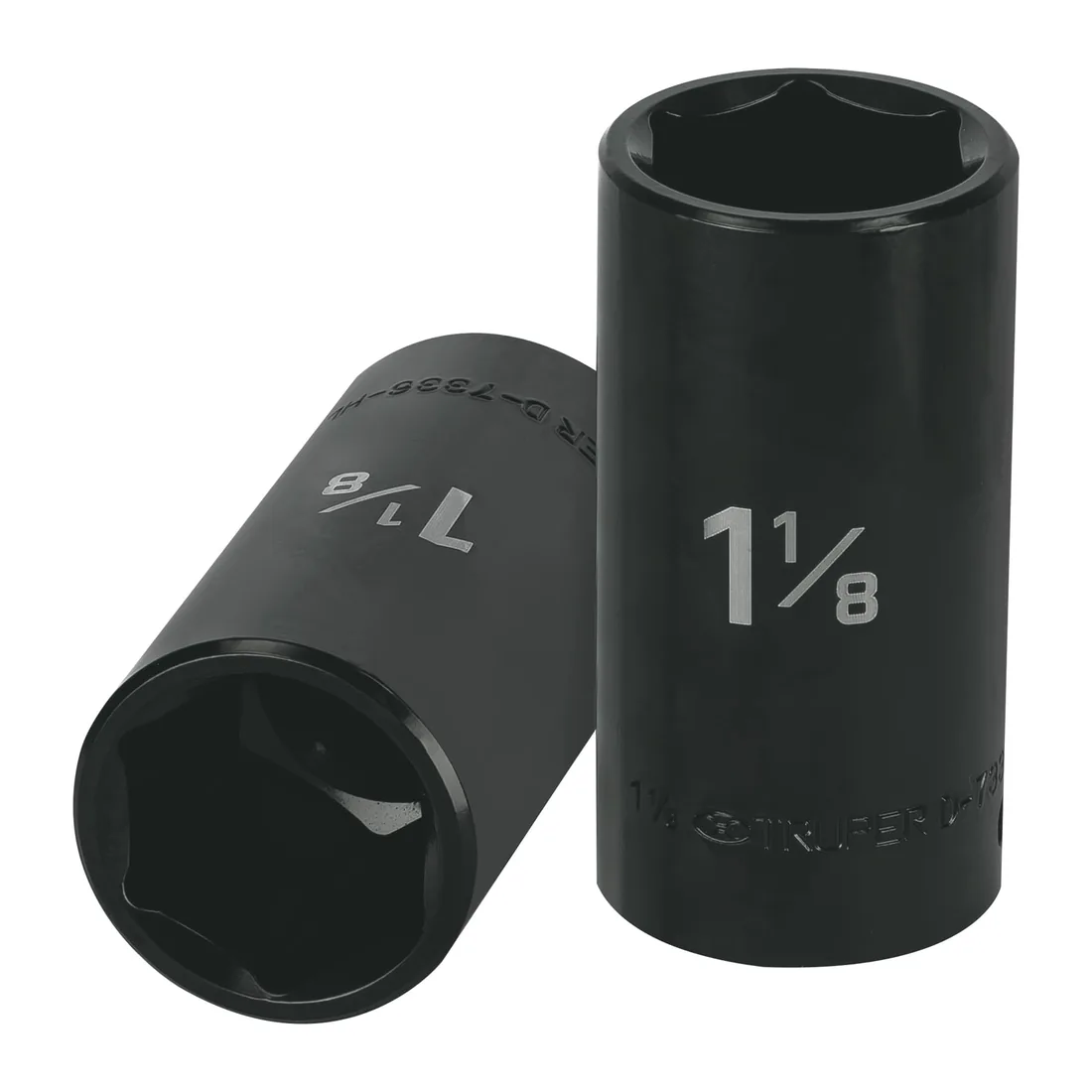 Dado largo impacto de 1-1/8', 6 puntas, cuadro 1/2', TRUPER