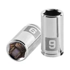 Dado de 9 mm, 6 puntas, cuadro 1/4', TRUPER 1