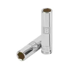 Dado largo de 8 mm, 6 puntas, cuadro 1/4', TRUPER 1