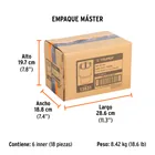 Dado de 1-7/16', 6 puntas, cuadro 3/4', TRUPER 7