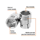 Dado de 1-1/4', 6 puntas, cuadro 3/4', TRUPER 2