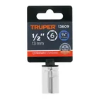 Dado de 1/2', 6 puntas, cuadro 3/8', TRUPER 4