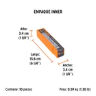 Broca para concreto de 3/8 x 6', TRUPER 5