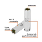 Dado largo de 10 mm, 6 puntas, cuadro 3/8', TRUPER 2