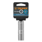 Dado largo de 14 mm, 6 puntas, cuadro 3/8', TRUPER 4