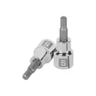 Dado punta hexagonal de 5 mm, cuadro 3/8', TRUPER 1