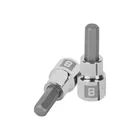 Dado punta hexagonal de 8 mm, cuadro 3/8', TRUPER 1