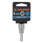 Dado punta hexagonal de 8 mm, cuadro 3/8', TRUPER 4