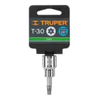 Dado punta torx T-30, cuadro 3/8', TRUPER 4