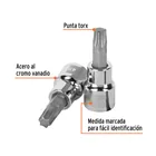 Dado punta torx T-45, cuadro 3/8', TRUPER 2