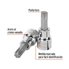 Dado punta torx T-50, cuadro 3/8', TRUPER 2