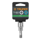 Dado punta torx T-50, cuadro 3/8', TRUPER 4