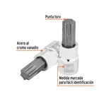 Dado punta torx T-55, cuadro 3/8', TRUPER 2