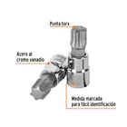 Dado punta torx T-60, cuadro 3/8', TRUPER 2