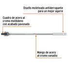 Mango articulado con cuadro de 1/2', largo 17', TRUPER 2