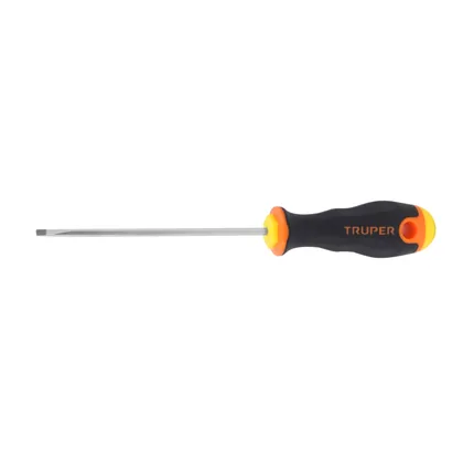 Desarmador cabinet 1/8' x 4' mango Comfort Grip, TRUPER