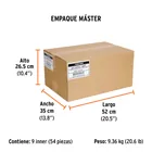 Desarmador cabinet 1/4' x 12' mango de acetato, TRUPER 8