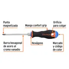Desarmador de cruz 3/16' x 4' mango Comfort Grip, TRUPER 2