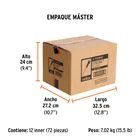 Desarmador de cruz 3/16' x 4' mango Comfort Grip, TRUPER 7