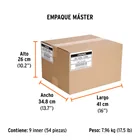 Desarmador de cruz 1/4' x 8' mango de acetato, TRUPER 4