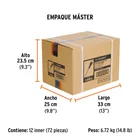 Desarmador de cruz 3/16' x 3' mango Comfort Grip, TRUPER 6