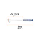 Desarmador de cruz de golpe 5/16' x 8', TRUPER EXPERT 2