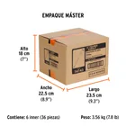 Desarmador de cruz de golpe 3/16' x 3', TRUPER EXPERT 6