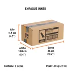 Desarmador 2 puntas dobles y barra con 2 cajas hexagonales 7