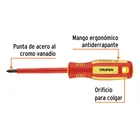 Desarmador dieléctrico de cruz 1/4' x 4', TRUPER 2