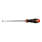 Desarmador plano 3/8' x 8' mango Comfort Grip, TRUPER 1