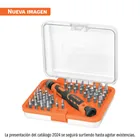 Desarmador de precisión con 42 puntas intercambiables 1