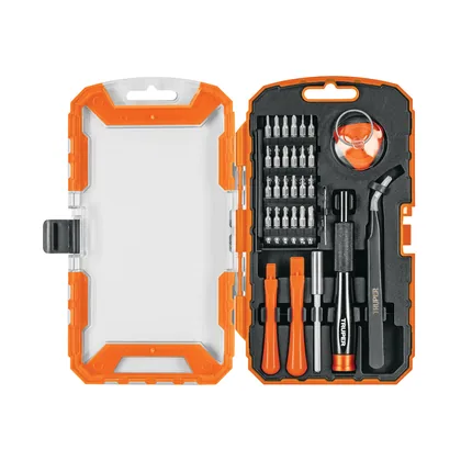 Juego de 32 piezas para reparación de electrónica, TRUPER