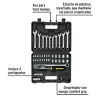 Juego de 70 herramientas 1/4' y 3/8' para mecánico, PRETUL 7