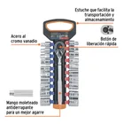 Juego de dados mm y std con matraca, cuadro 1/2', TRUPER 2