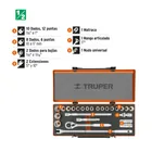 Juego de 25 herramientas cuadro 1/2' std y mm para mecánico 2