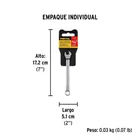 Llave combinada 5/16' x 120 mm de largo, PRETUL 5