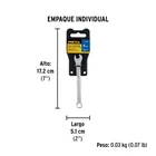 Llave combinada 8 mm x 120 mm de largo, PRETUL 5