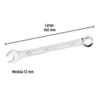 Llave combinada 12 mm x 160 mm de largo, PRETUL 3