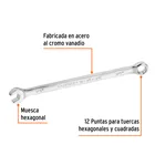 Llave combinada extralarga 1/4' x 125 mm de largo, EXPERT 2