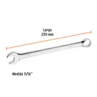 Llave combinada extralarga 11/16' x 259 mm de largo, EXPERT 3