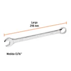 Llave combinada extralarga 13/16' x 298 mm de largo, EXPERT 3