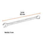 Llave combinada extralarga 11 mm x 183 mm de largo, EXPERT 3