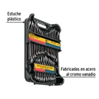 Juego de 32 llaves combinadas std y mm, gun metal, PRETUL 2
