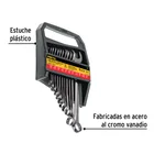 Juego de 11 llaves combinadas std, acabado gun metal, PRETUL 2