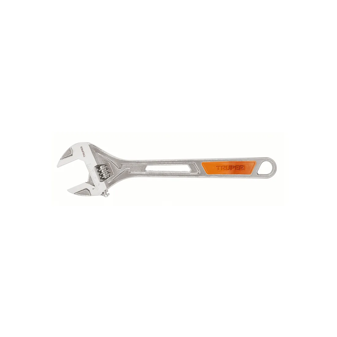 Llave ajustable (perico) 15' cromada, TRUPER