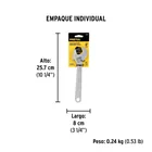 Llave ajustable (perico) 8' cromada, PRETUL 5