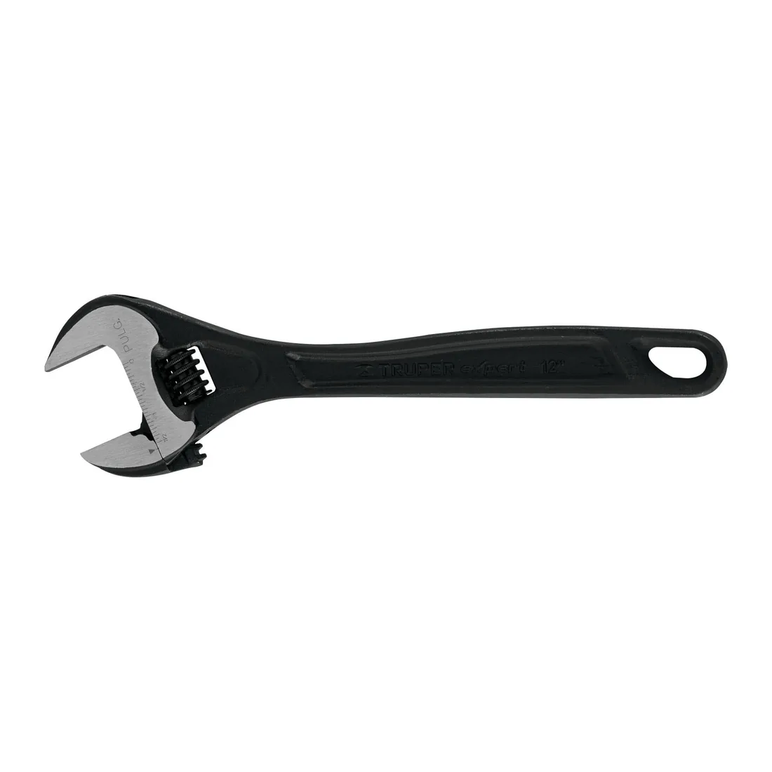 Llave ajustable (perico) 12' profesional pavonada, EXPERT