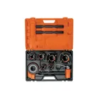 Juego de 9 tarrajas para tubo de 1/2' a 2', TRUPER 1